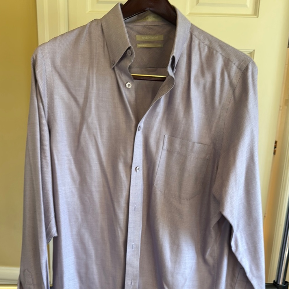 Nordstrom Purple Dress Shirt Professional Style